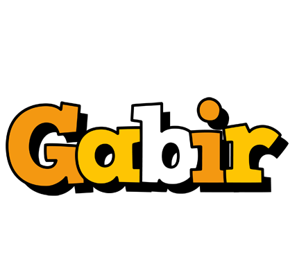 Gabir cartoon logo