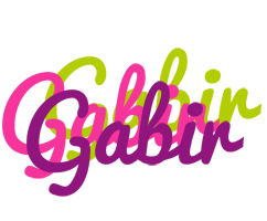 Gabir flowers logo