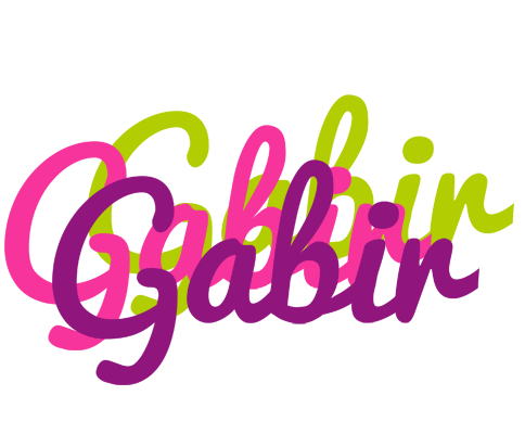 Gabir flowers logo
