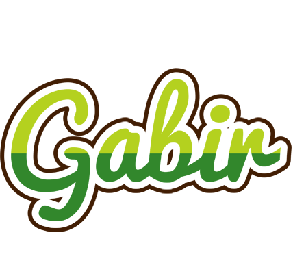 Gabir golfing logo