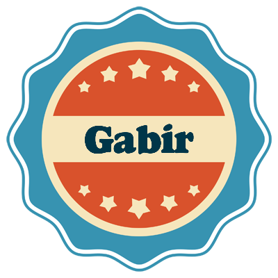 Gabir labels logo