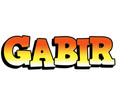 Gabir sunset logo