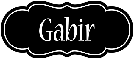 Gabir welcome logo