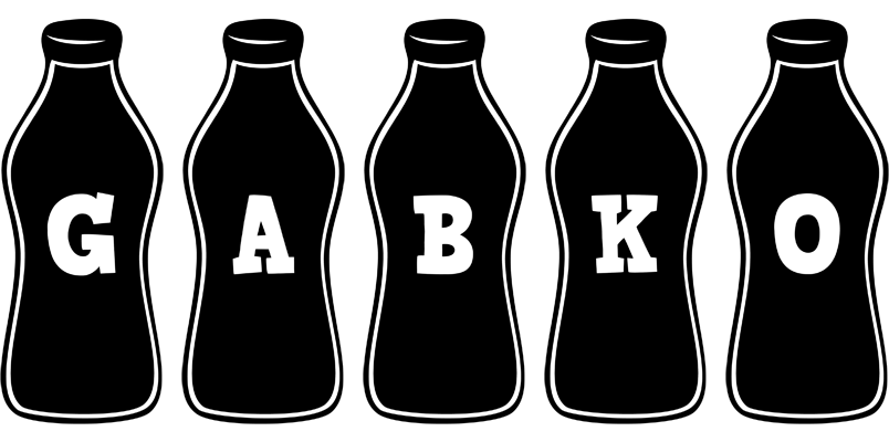 Gabko bottle logo