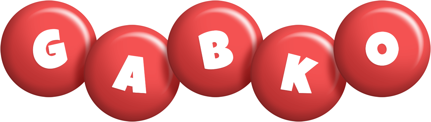 Gabko candy-red logo
