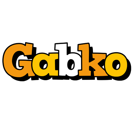 Gabko cartoon logo