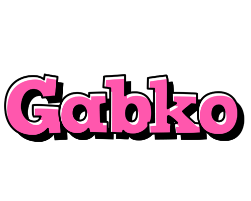 Gabko girlish logo