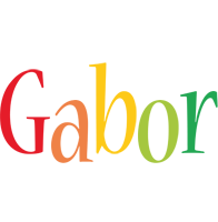 Gabor birthday logo