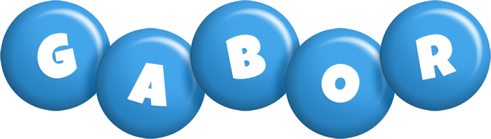 Gabor candy-blue logo