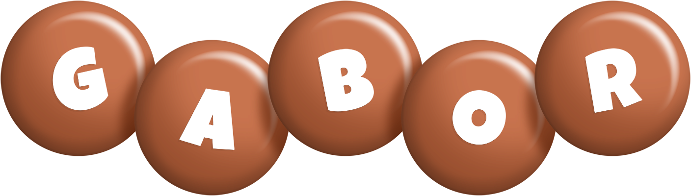 Gabor candy-brown logo