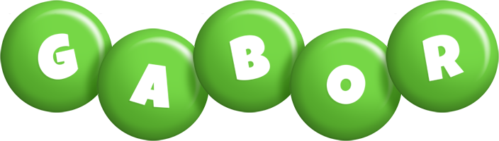 Gabor candy-green logo