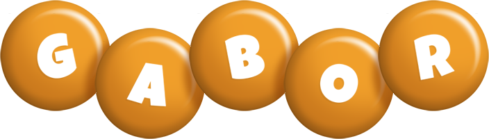Gabor candy-orange logo