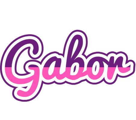 Gabor cheerful logo