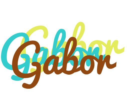 Gabor cupcake logo