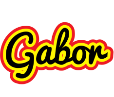 Gabor flaming logo