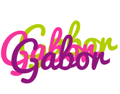 Gabor flowers logo