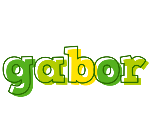 Gabor juice logo