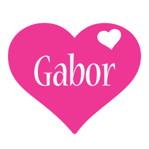 Gabor love-heart logo