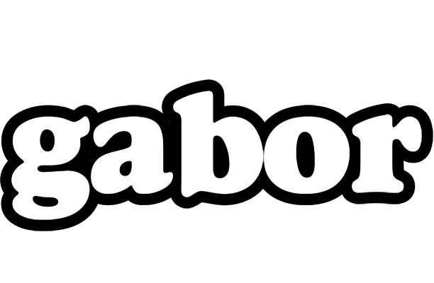 Gabor panda logo
