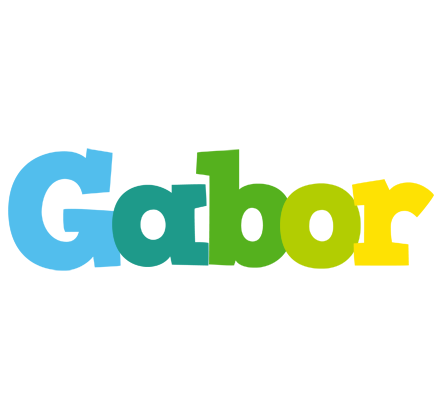 Gabor rainbows logo