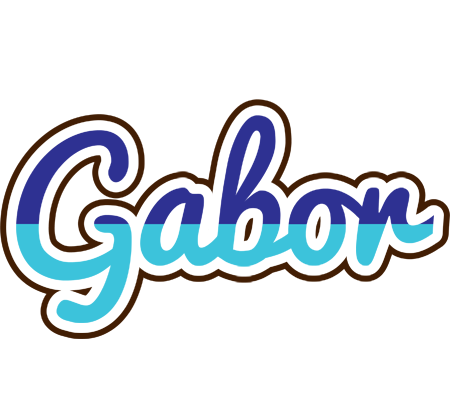 Gabor raining logo