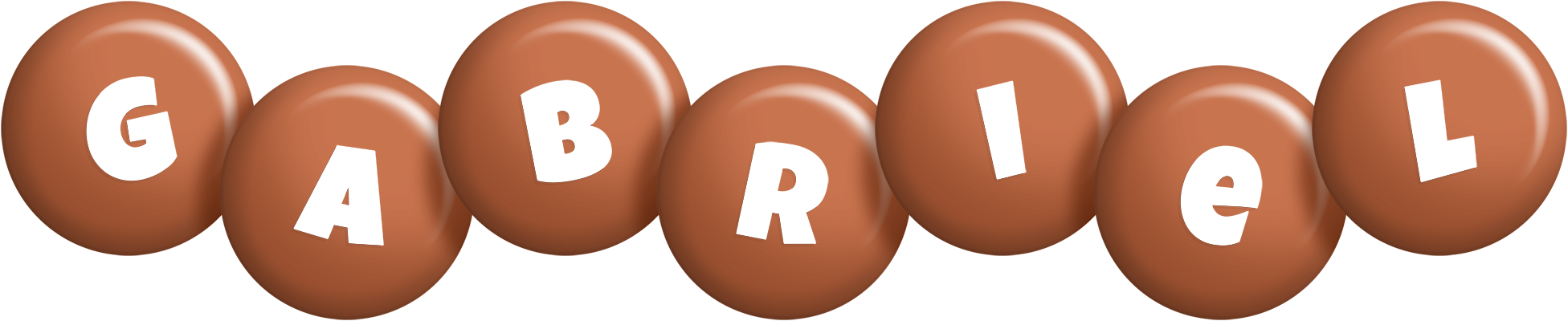 Gabriel candy-brown logo