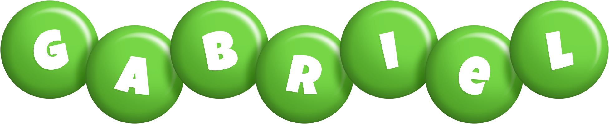 Gabriel candy-green logo