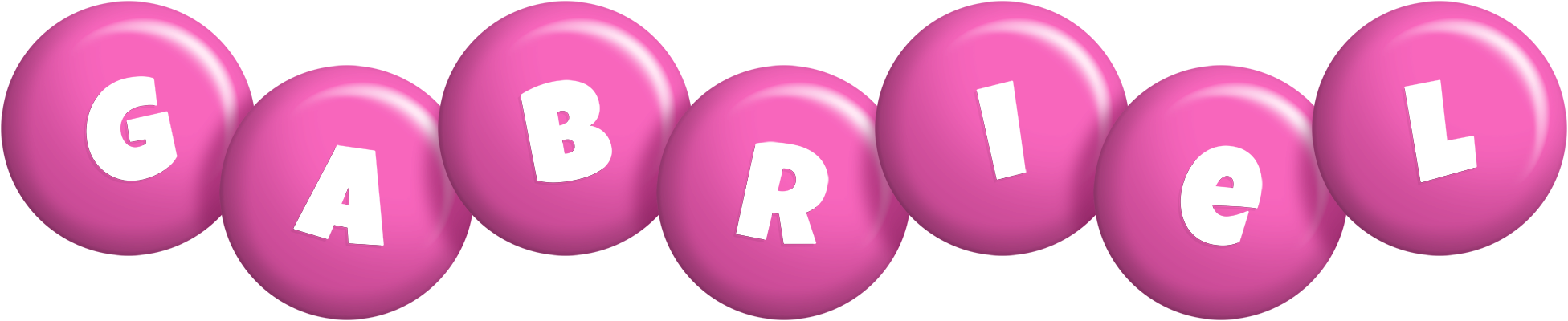 Gabriel candy-pink logo