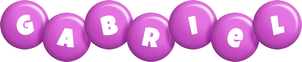 Gabriel candy-purple logo