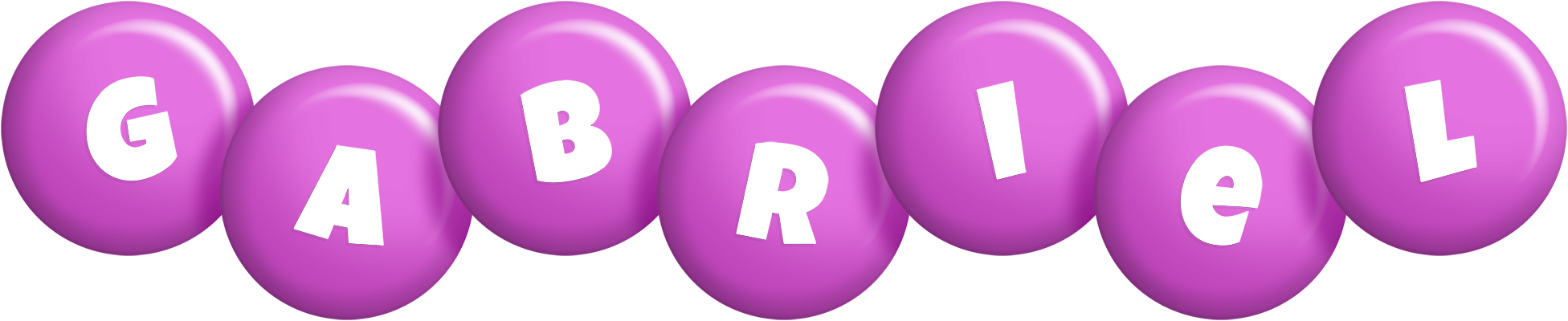 Gabriel candy-purple logo