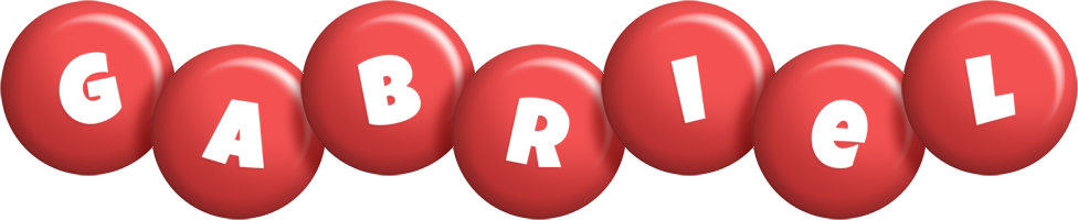 Gabriel candy-red logo