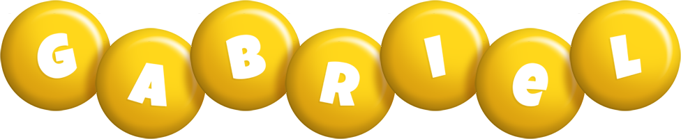 Gabriel candy-yellow logo