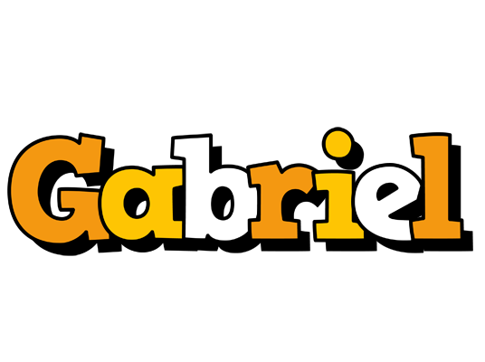 Gabriel cartoon logo