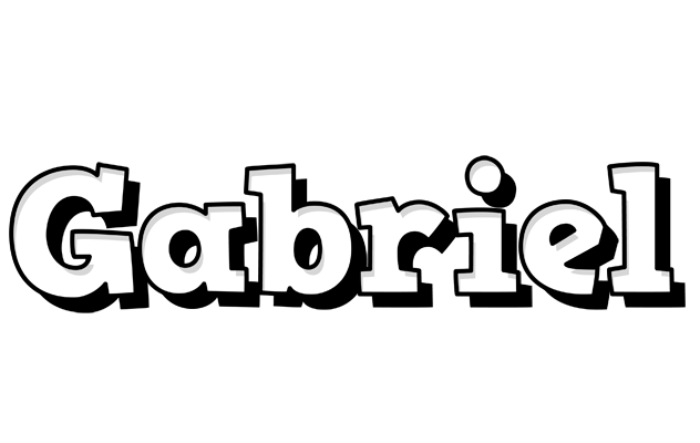 Gabriel snowing logo