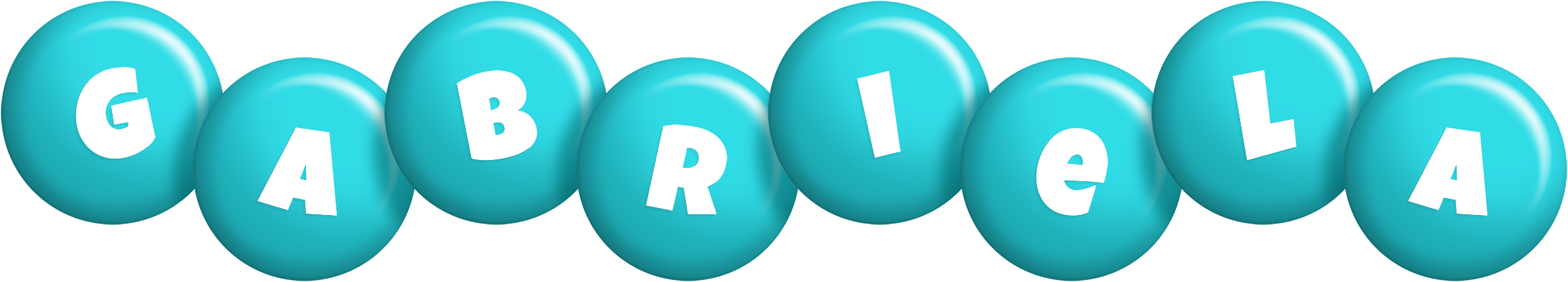 Gabriela candy-azur logo