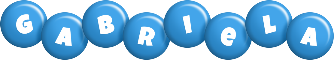 Gabriela candy-blue logo