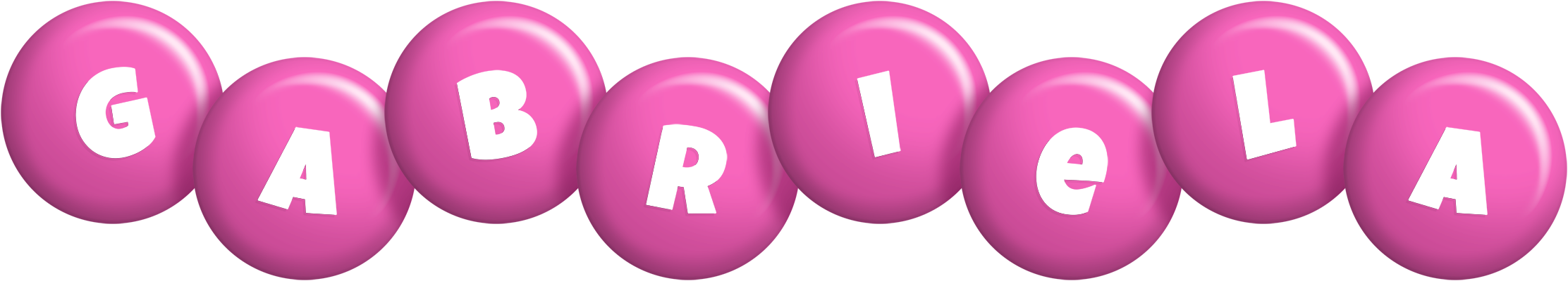 Gabriela candy-pink logo