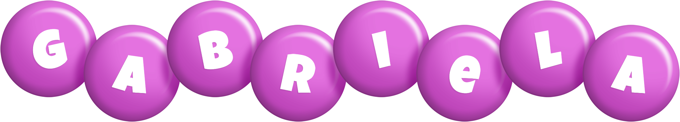Gabriela candy-purple logo
