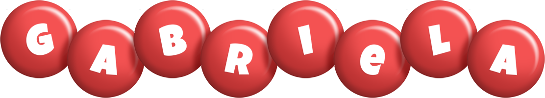 Gabriela candy-red logo