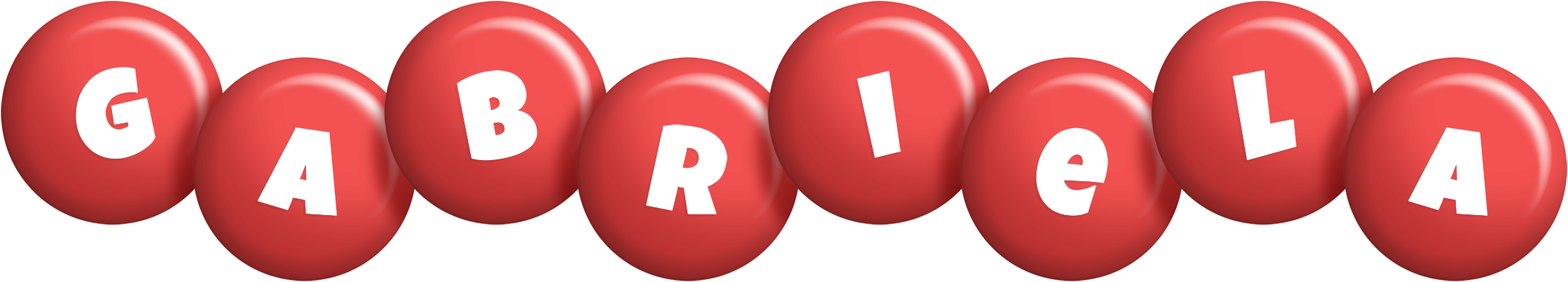 Gabriela candy-red logo