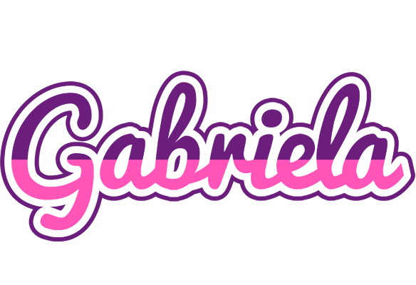 Gabriela cheerful logo