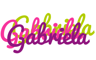 Gabriela flowers logo