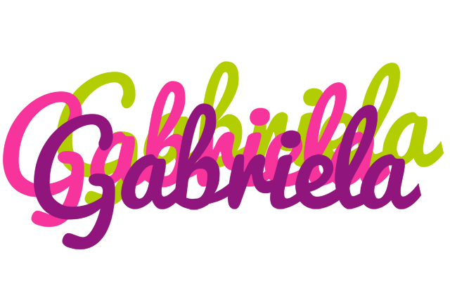 Gabriela flowers logo