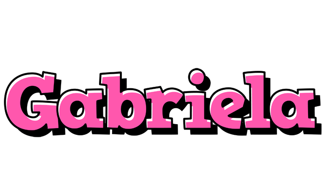 Gabriela girlish logo