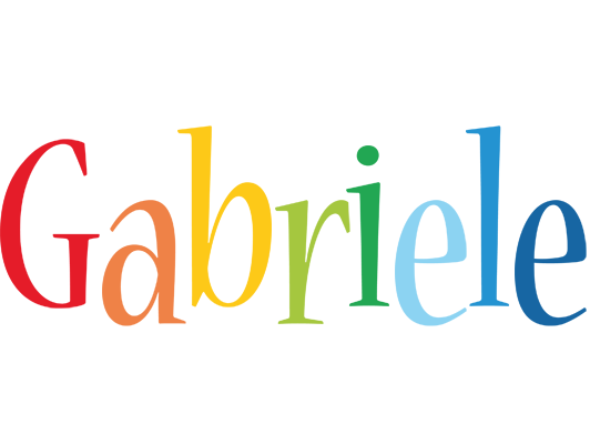 Gabriele birthday logo