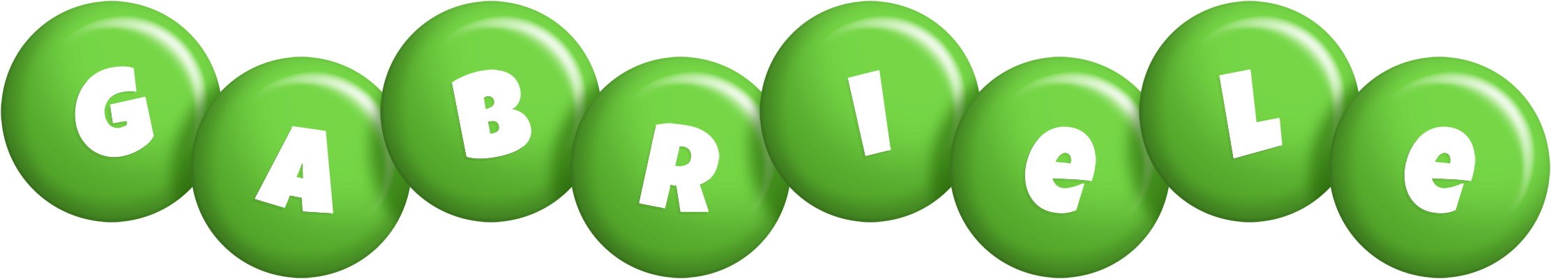 Gabriele candy-green logo
