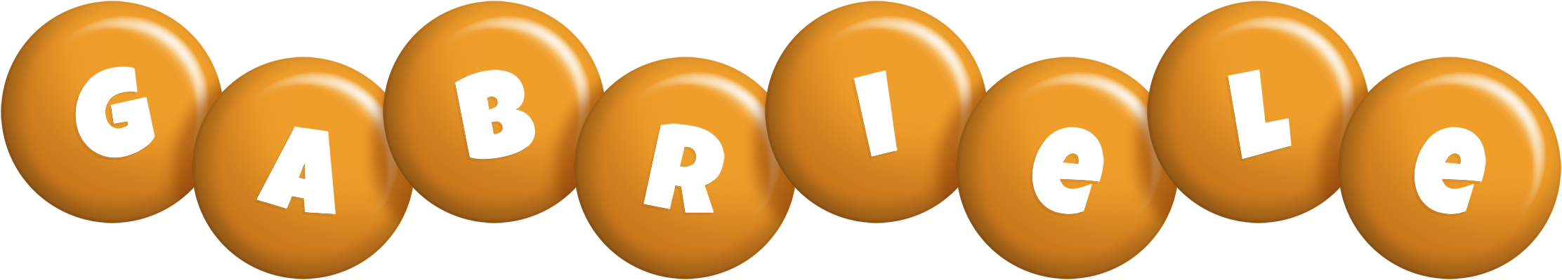 Gabriele candy-orange logo