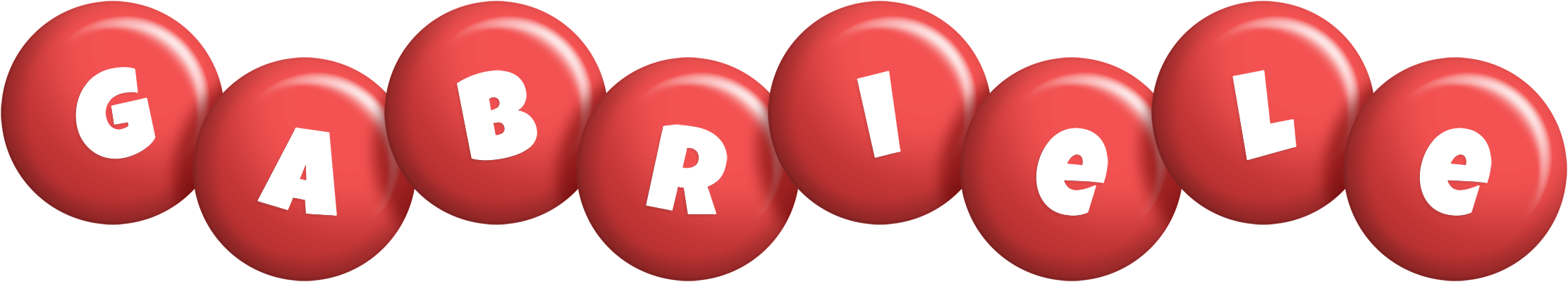 Gabriele candy-red logo
