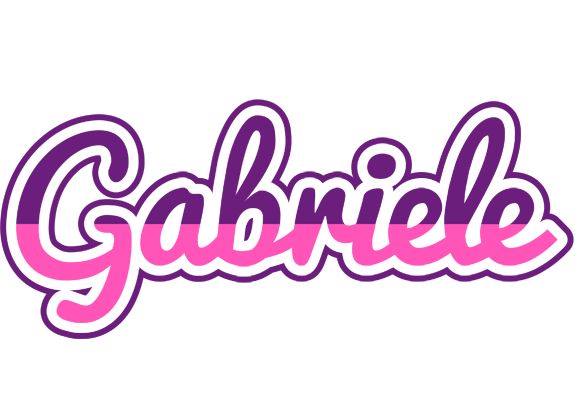 Gabriele cheerful logo