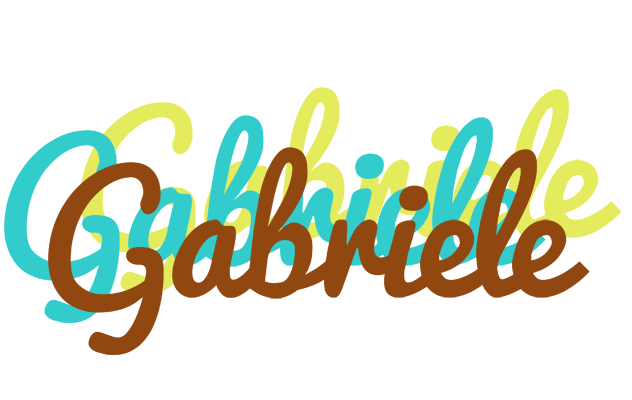 Gabriele cupcake logo